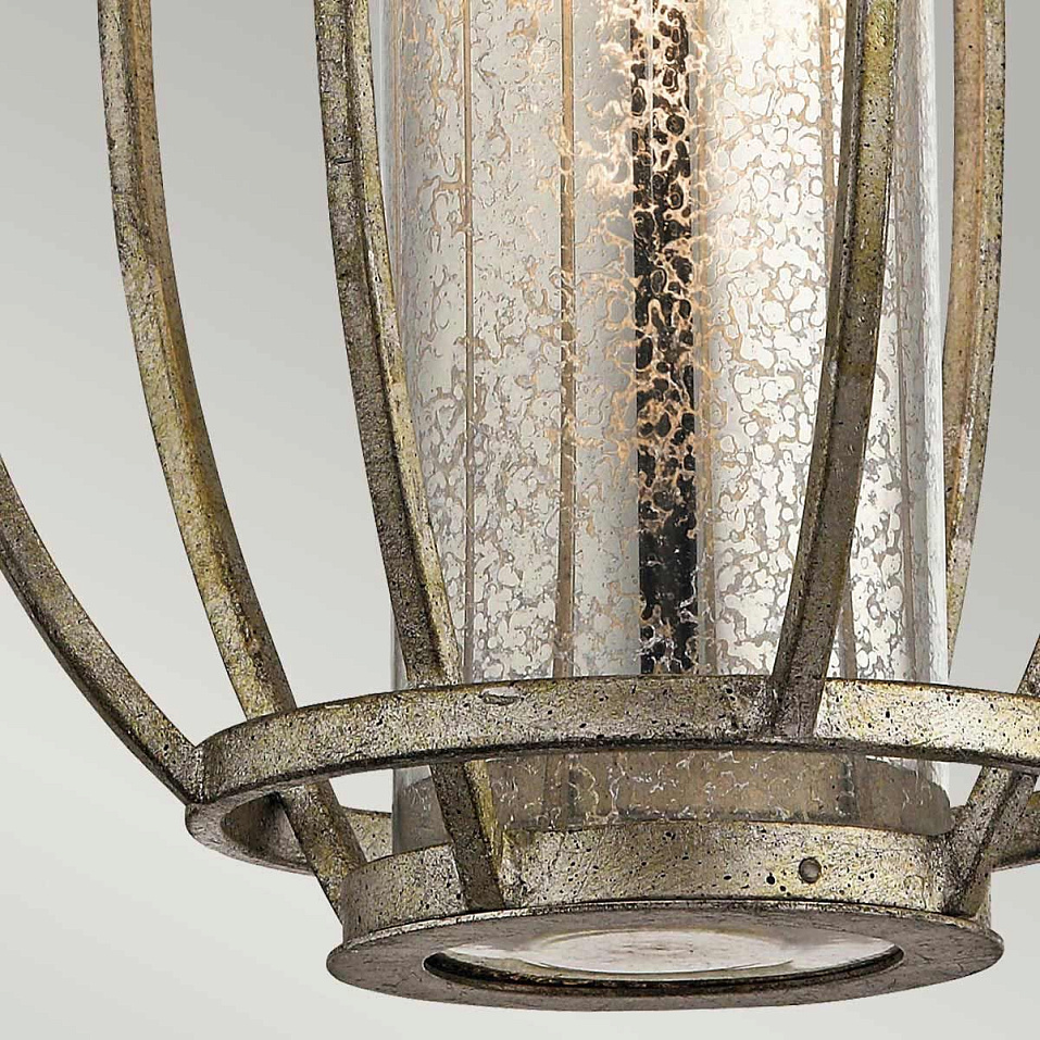 KL-ROSALIE-P ROSALIE Sterling Gold /Mercury Glass// подвесной E27 1х60  х   