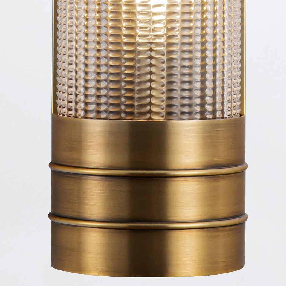 QN-WILLARD-2WB-VBS-PG  WILLARD  Vintage Brass /Clear Prismatic// настенный E27 2х60  х   