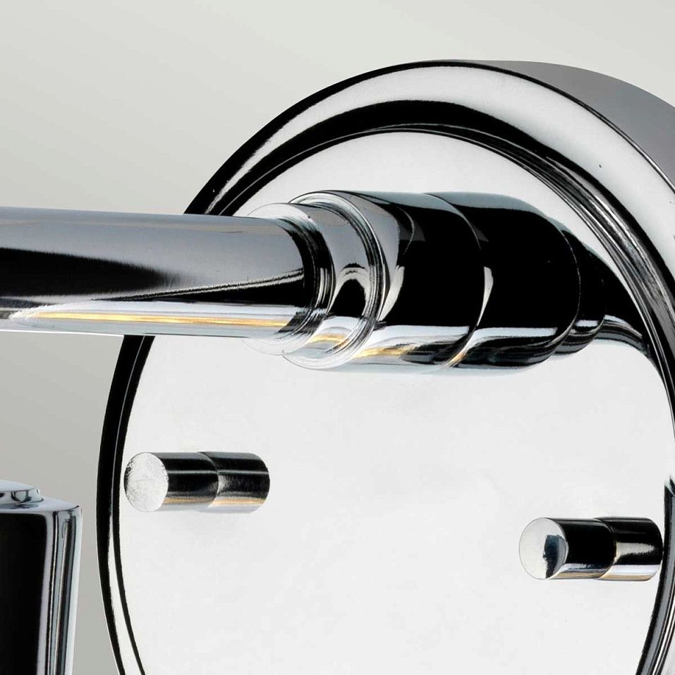 BATH-MORVAH1-PC MORVAH Polished Chrome /Clear Seeded Glass // настенный E27 1х60  х   