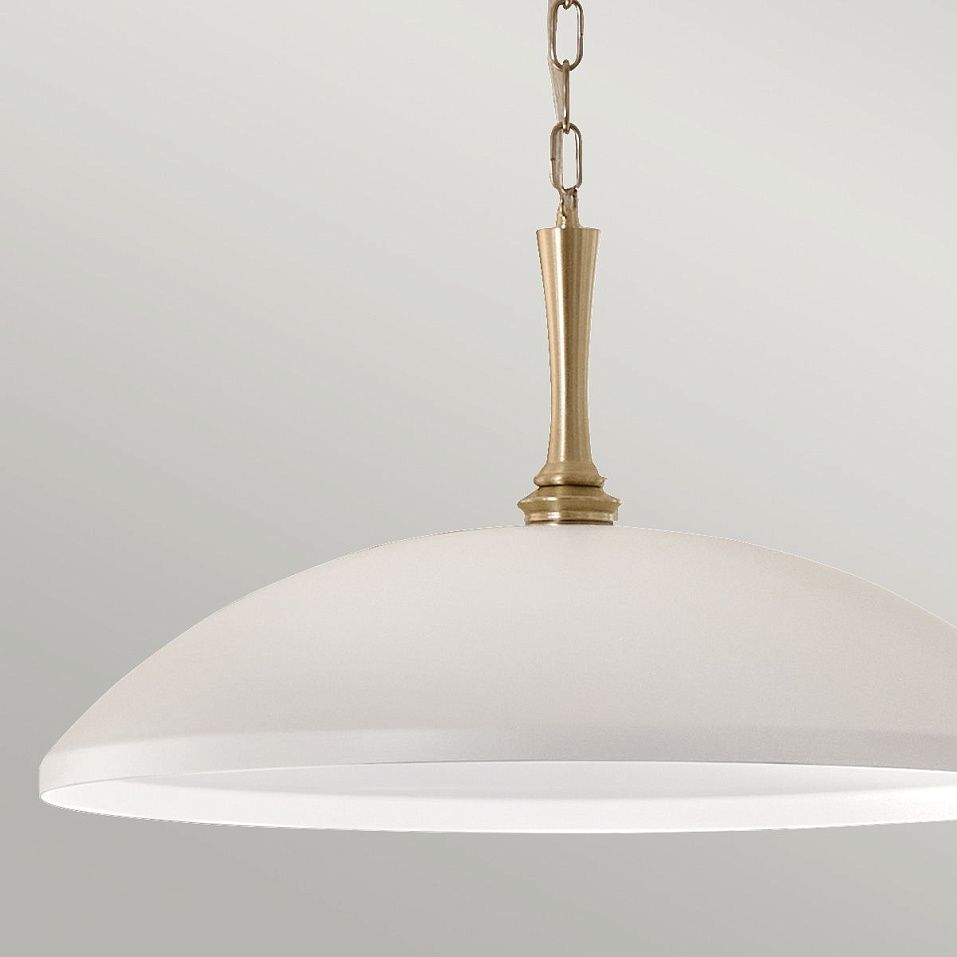 KL-DELAROSA-P-WH  DELAROSA Champagne Bronze /White // подвесной E27 1х60  х   