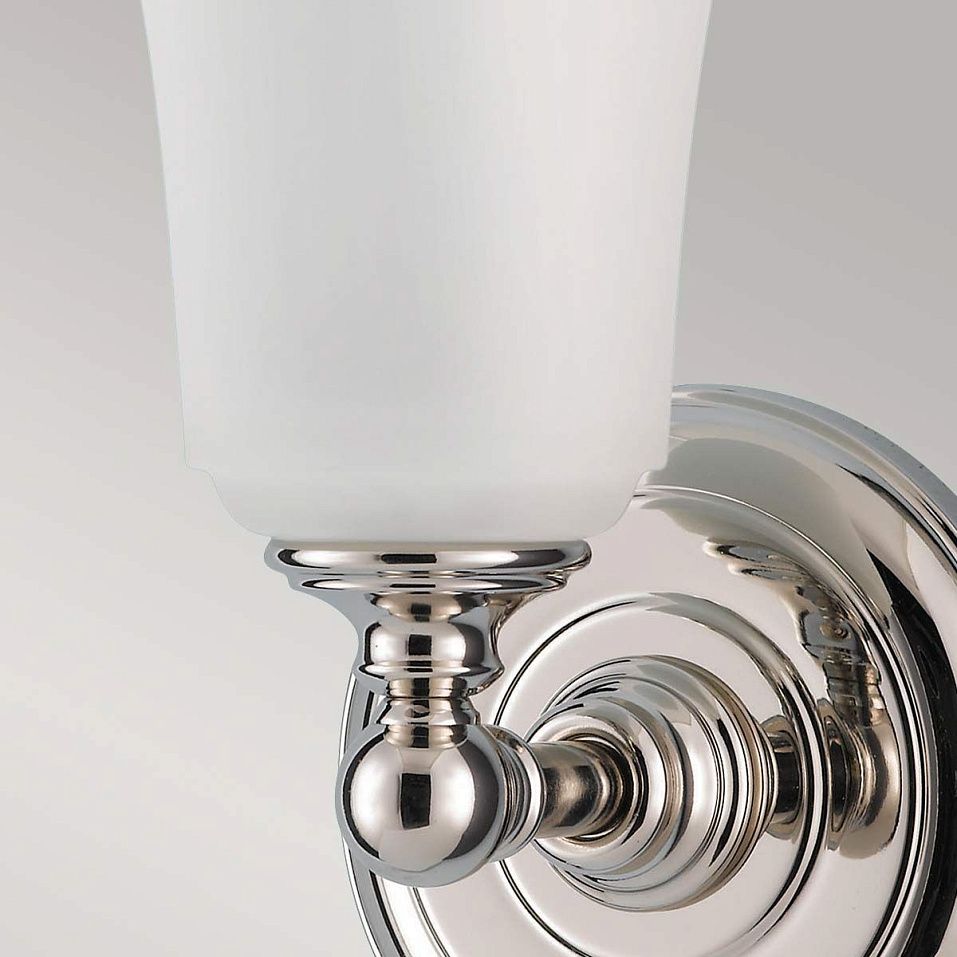 FE-HUGOLAKE1BATH HUGOLAKE Polished Chrome/Opal // настенный G9 LED 1х3  х   