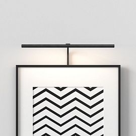 1374040 MONDRIAN Matt black/Matt black//матовый подсветка для картин LED 1х8  х  1374040