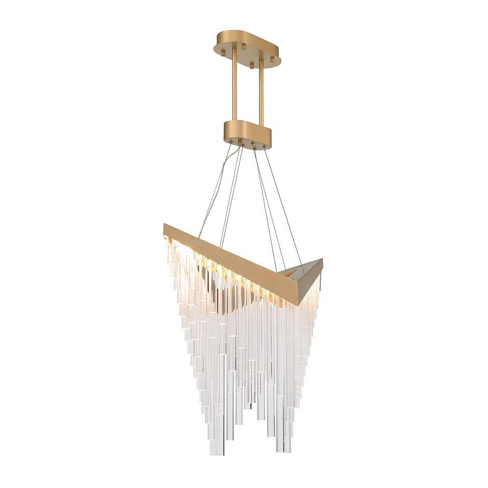 QN-VIVIEN-P-L-BG VIVIEN Brushed Gold/Clear// подвесной LED 1х40  х   