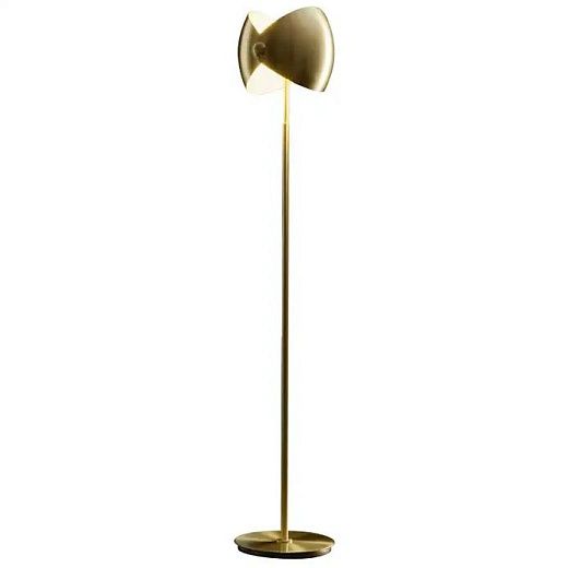 EIRENE FLOOR  BURNISHED SATIN BRASS/BURNISHED SATIN BRASS// напольный G9 2х10  х  EIRENE FLOOR