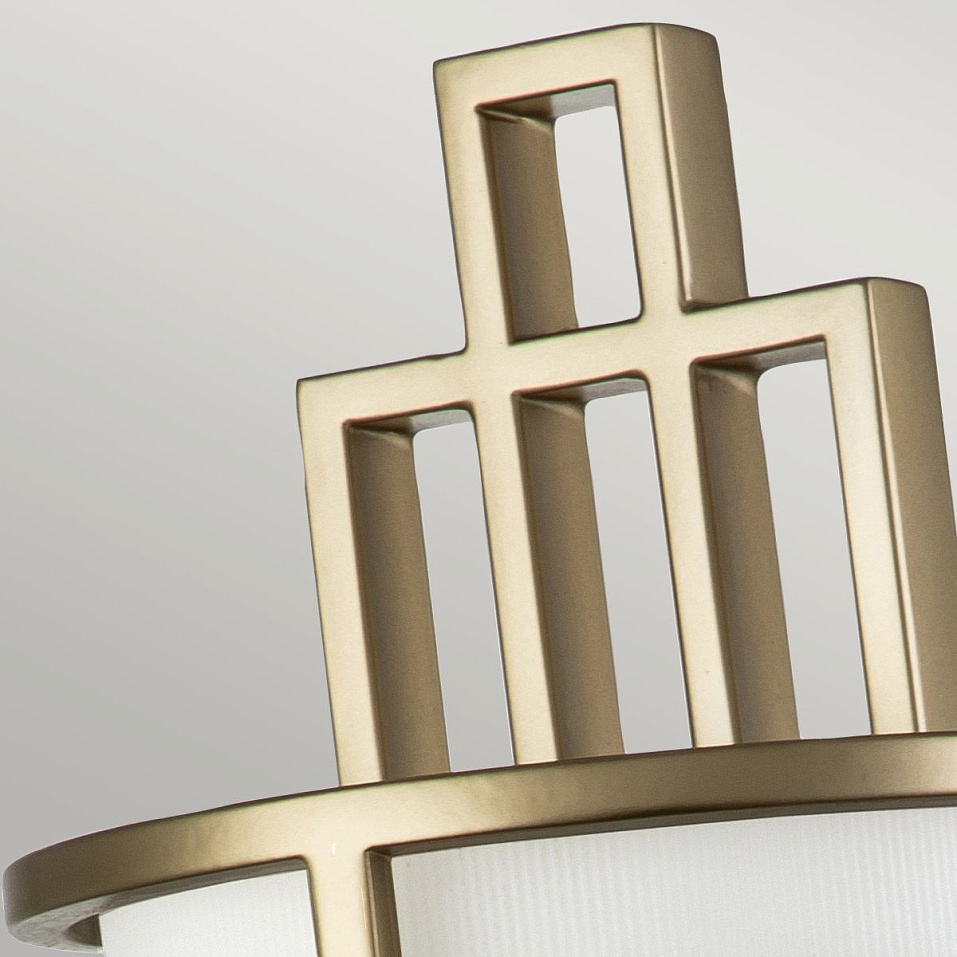 FE-FUSION1-PNBR FUSION Painted Natural Brass/Opal glass// настенный E27 1х60  х   