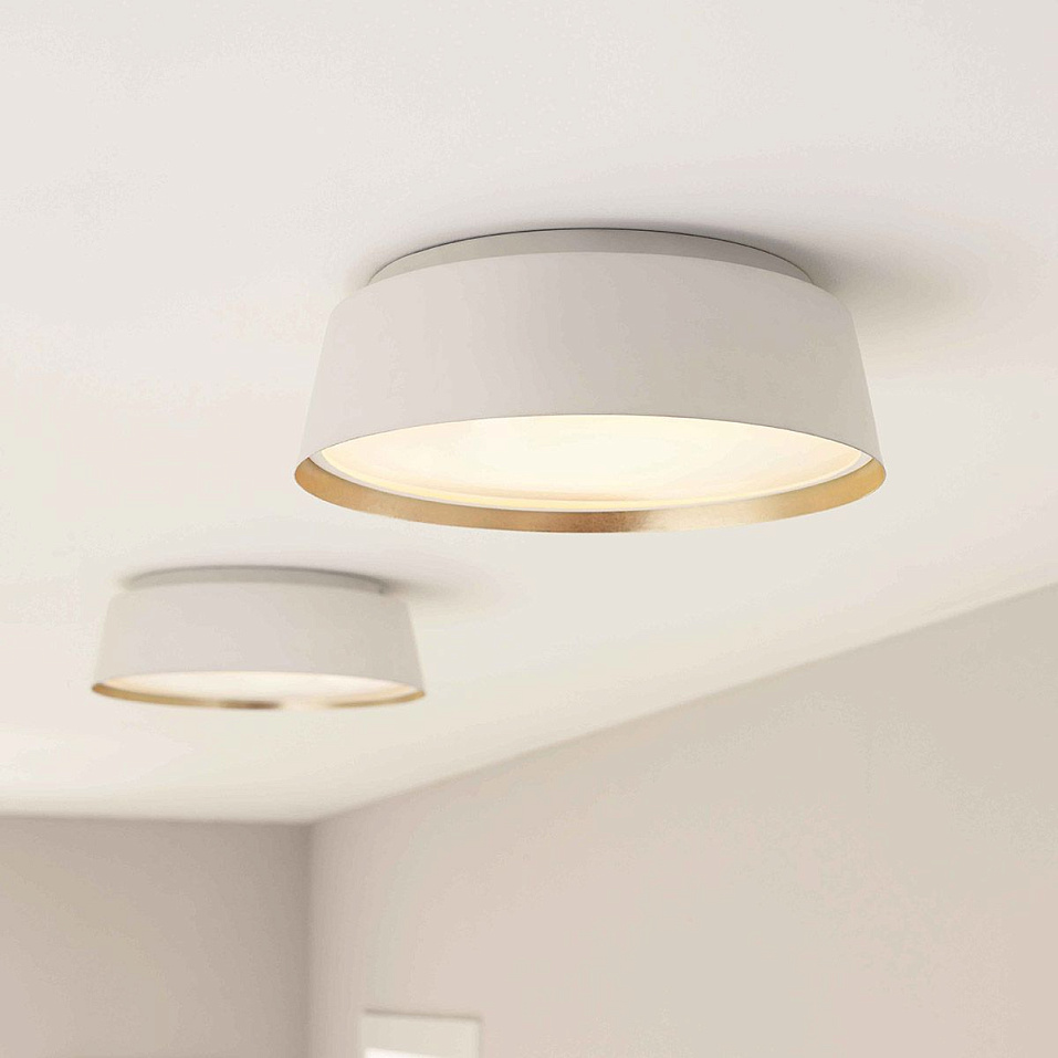 FE-ASHER-3F-WHT ASHER matt white/matt white/gold//белый потолочный E14 3х60  х   