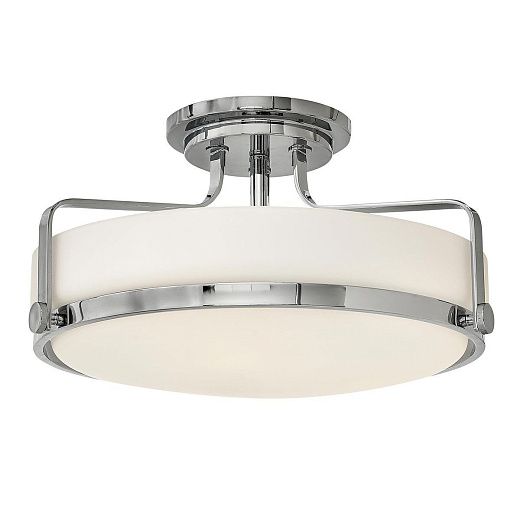 HK-HARPER-SFM-CM HARPER Polished Chrome/Opal Etched// потолочный E27 3х60  х  HK-HARPER-SFM-CM