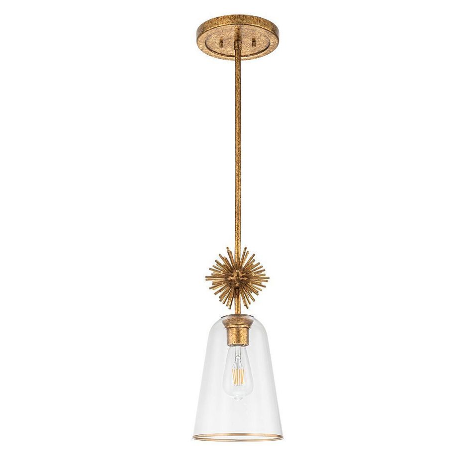 STARING-MP-DG-CLEAR STARING Distressed Gold /Clear// подвесной E27 1х40  х   