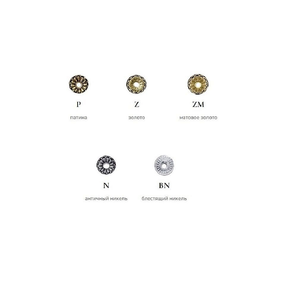 LAV-PLM-6(ZM)440-1 LAVONE matt gold/clear// потолочный E14 6х40  х   