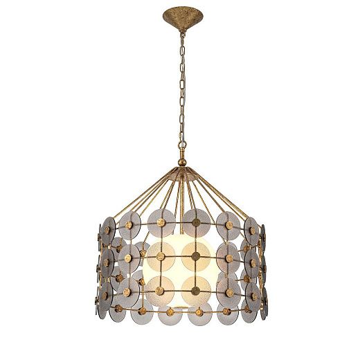 QN-MERIDIAN-3P-DG MERIDIAN Distressed Gold/Smoked// подвесной E14 3х40  х  QN-MERIDIAN-3P-DG