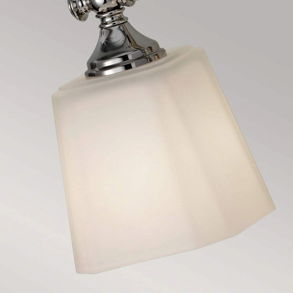 FE-CONCORD3-BATH CONCORD Polished Chrome/Etched Glass// настенный G9 LED 3х3  х   