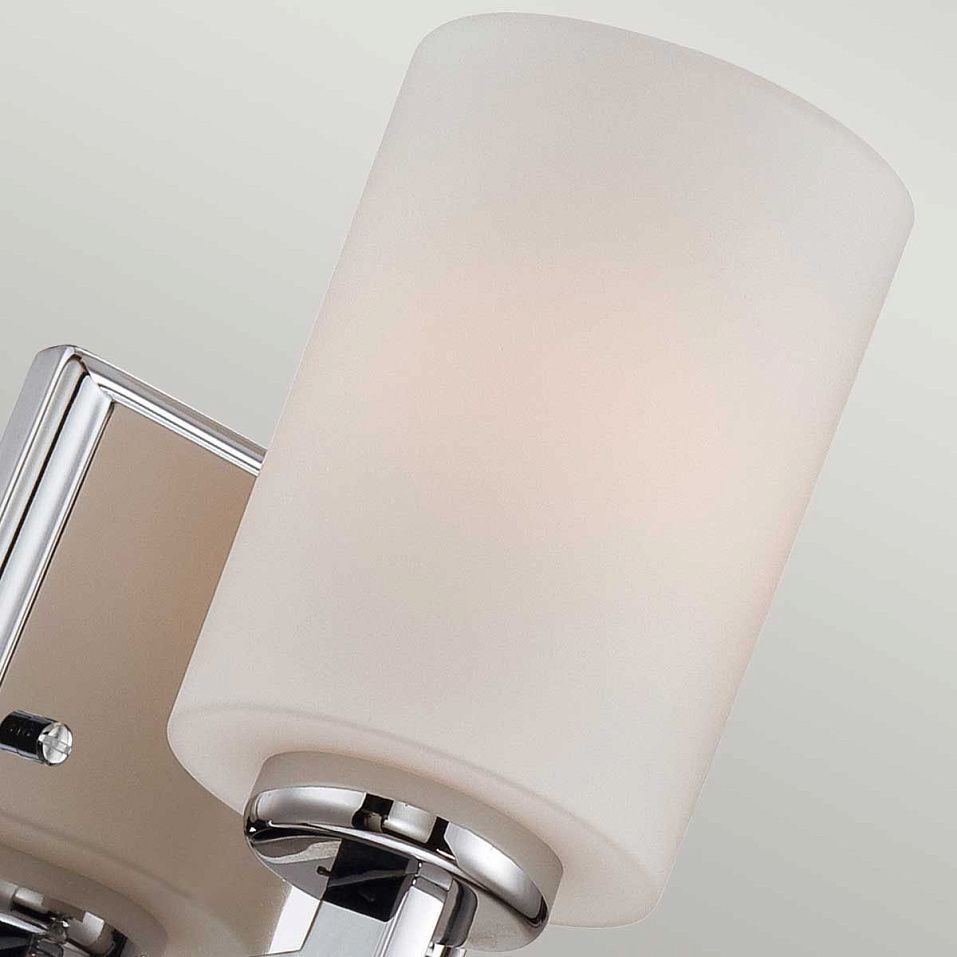 QZ-TAYLOR1S-BATH TAYLOR Polished Chrome /Opal// настенный G9 LED 1х3  х   