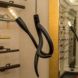 ED1ZBLM EDISON'S TAIL matt black/// подвесной E27 1х25  х  ED1ZBLM