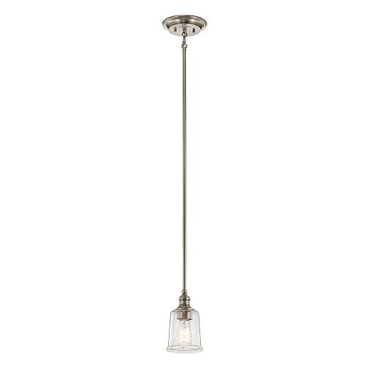 KL-WAVERLY-MP-CLP WAVERLY Classic Pewter/Clear Seeded // подвесной E27 1х60  х  KL-WAVERLY-MP-CLP