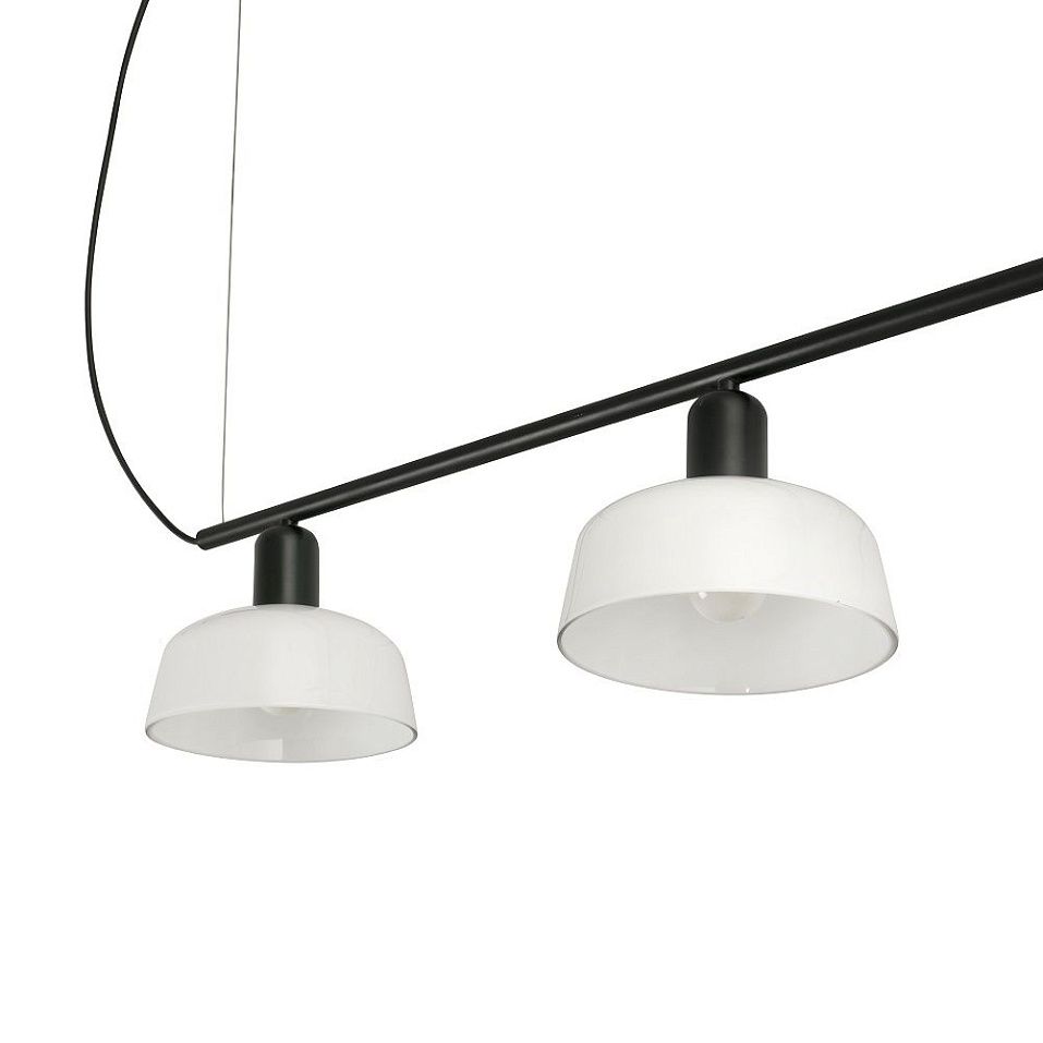 20338-116 TATAWIN matt black/white// подвесной E27 3х15  х   