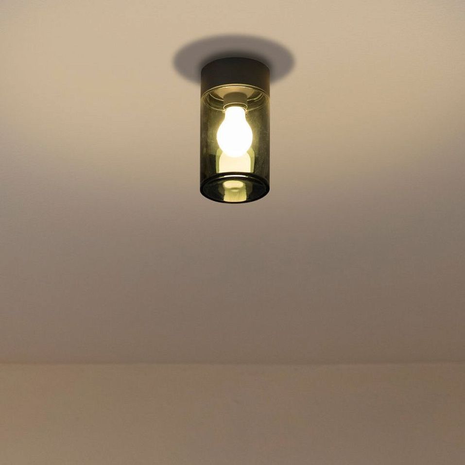 71741 KILA Dark Grey/Smoked// потолочный E27 LED 1х15  х   