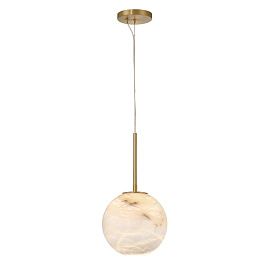 QN-KEPLER-1P-S-BG KEPLER Brushed Gold/White// подвесной LED 1х10  х  QN-KEPLER-1P-S-BG