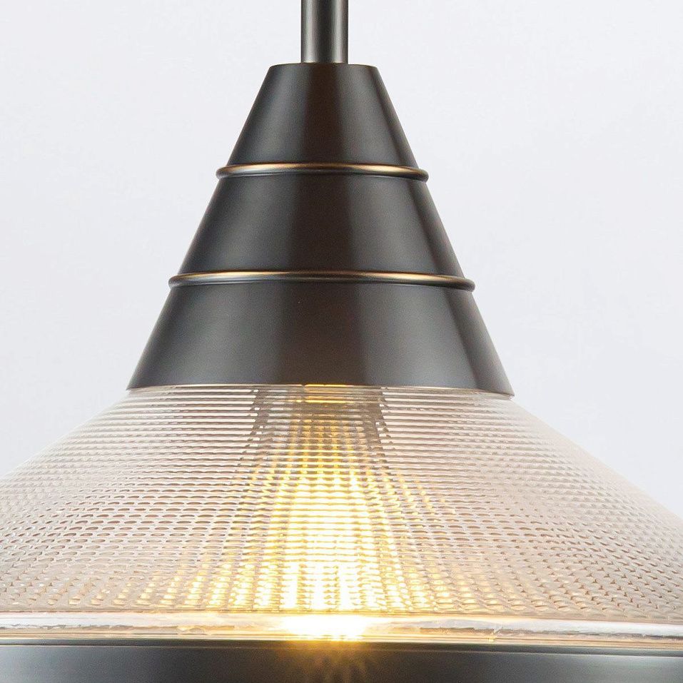QN-WILLARD-P-UBZ-PG  WILLARD Urban Bronze/Clear Prismatic // подвесной E27 1х60  х   