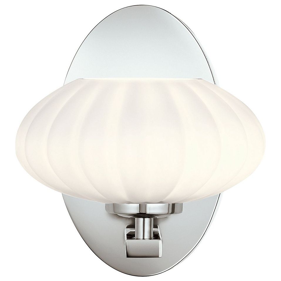 QN-PIM1-PC PIM Polished Chrome/Opal white// настенный G9 LED 1х3  х   