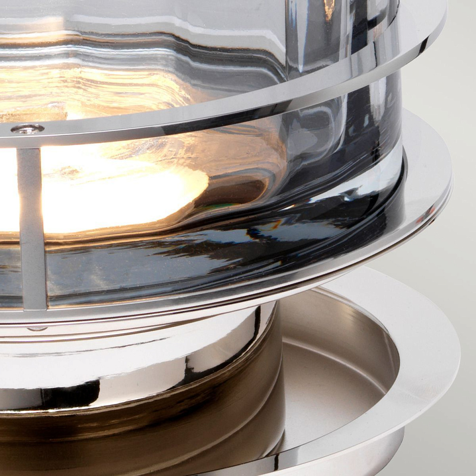 QN-ARNO-SMOKE-PN ARNO Polished Nickel/Smoked tint glass// настольный GX-53 1х9  х   