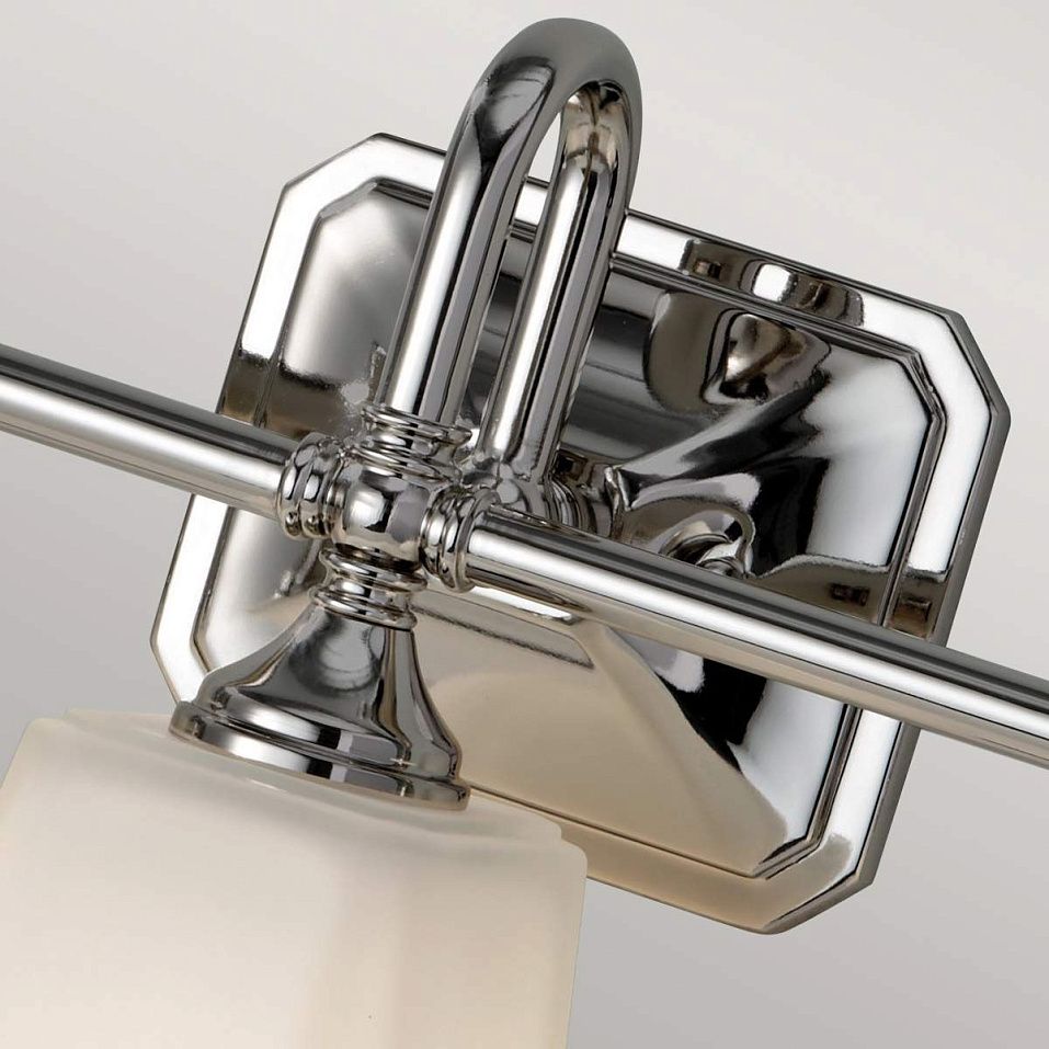FE-CONCORD3-BATH CONCORD Polished Chrome/Etched Glass// настенный G9 LED 3х3  х   