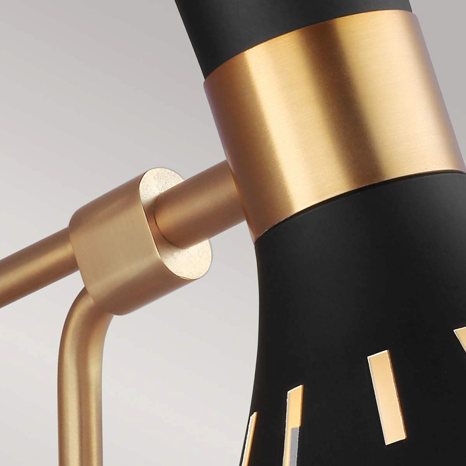 FE-JOAN1-MB JOAN Burnished Brass /Midnight Black// настенный E27 1х60  х   