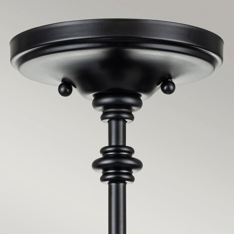 FE-PICKERING-LANE-SF-BLK PICKERING-LANE Black/Clear Seeded// потолочный E14 3х40  х   