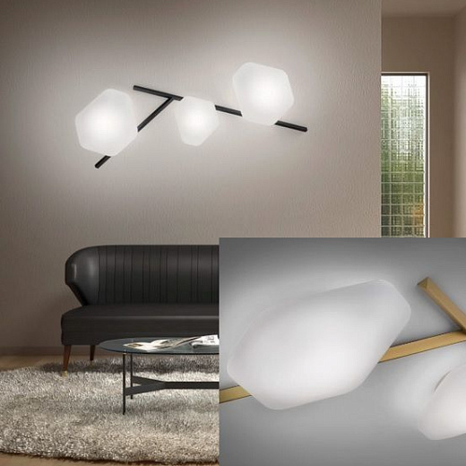 MODULOR PP3 BC/ST  OTV 3000 / DIM3  BRONZE/WHITE// настенный LED 1х12 LED 2х19,2  MODULOR PP3 BC/ST  OTV 3000 / DIM3