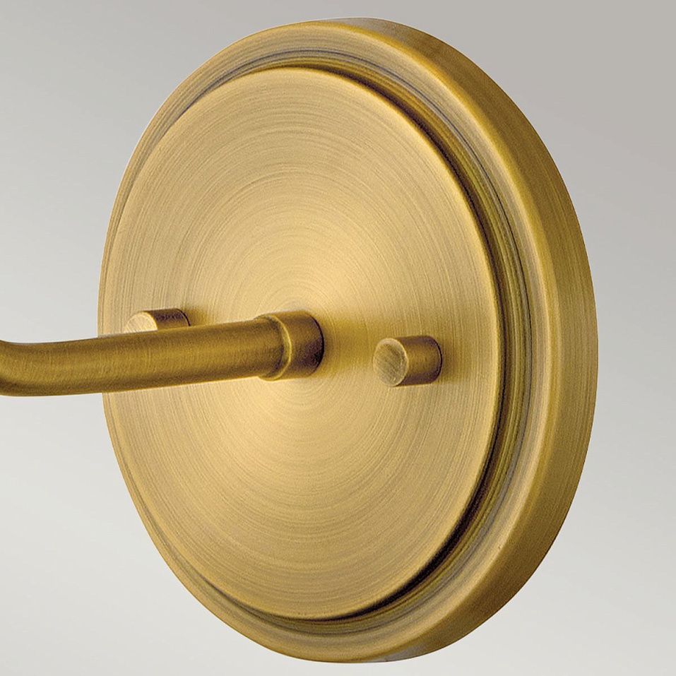 HK-CLARKE1-DBR-OW CLARKE Darkened Brass/Ivory// настенный E27 1х40  х   