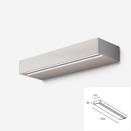 359 61 50 42 LINO matt white///transparent настенный LED 3000K 1х28 3500lm х  359 61 50 42
