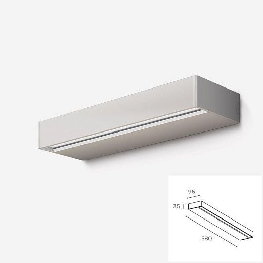 359 61 50 42 LINO matt white///transparent настенный LED 3000K 1х28 3500lm х  359 61 50 42