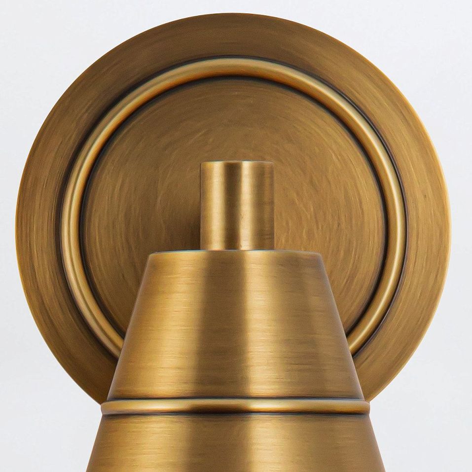 QN-WILLARD-1WB-VBS-PG  WILLARD Vintage Brass /Clear Prismatic// настенный E27 1х60  х   