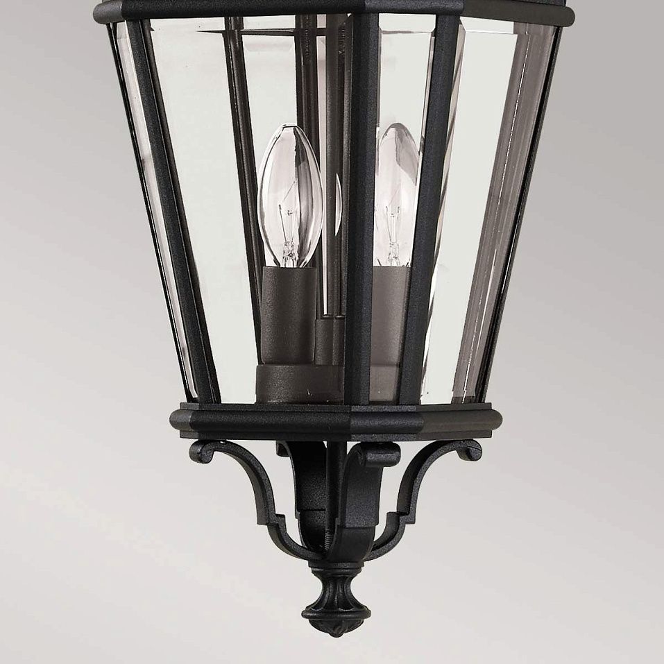 FE-COTSLN8-M-BK Cotswold Lane Black/Clear// подвесной E14 2х40  х   