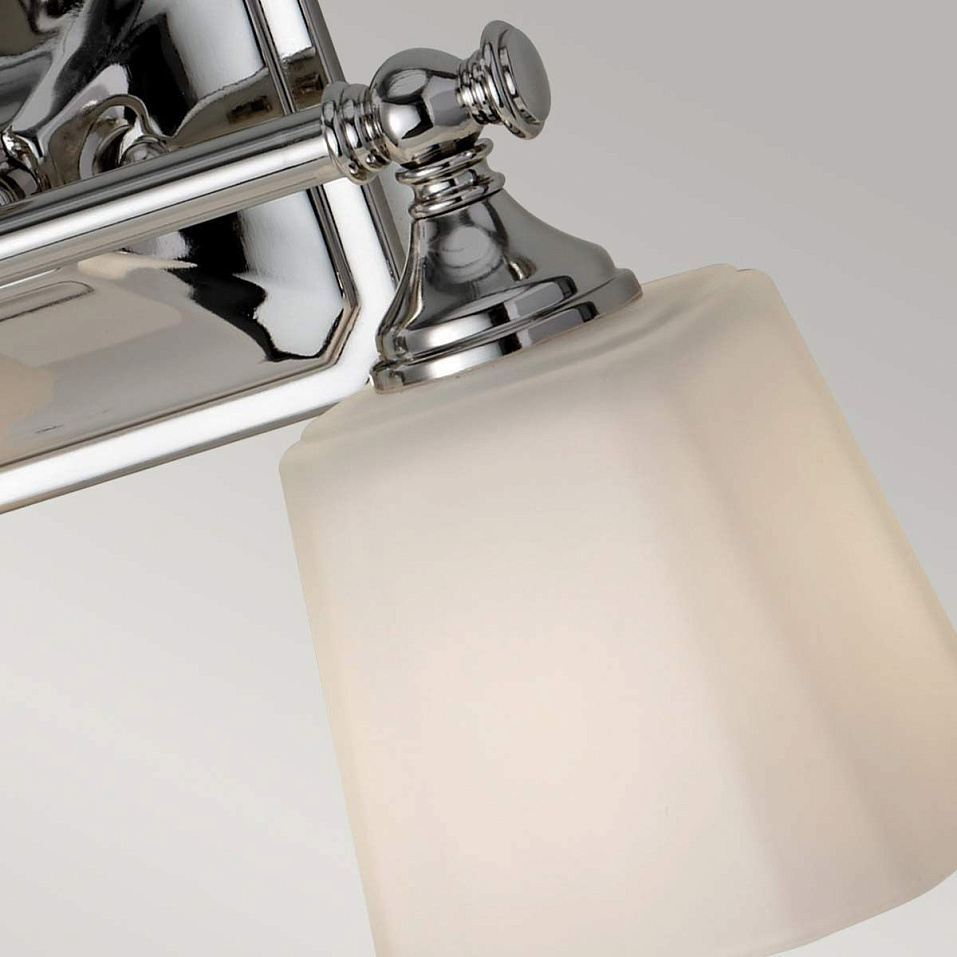 FE-CONCORD2-BATH CONCORD Polished Chrome/Etched Glass// настенный G9 LED 2х3  х   