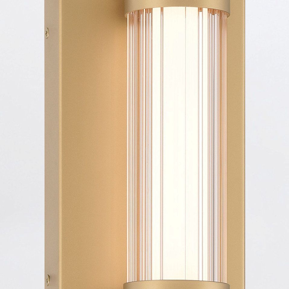 QN-FAYTON-M-BG FAYTON Brushed Gold/Clear// настенный LED 1х21,6  х   
