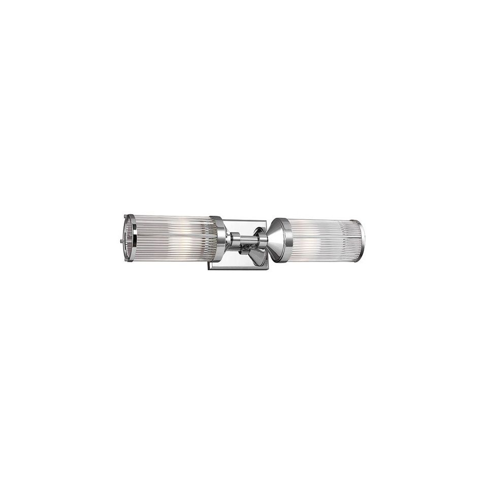 FE-PAULSON2 PAULSON хром/прозрачный// настенный G9 LED 2х3.5  х   