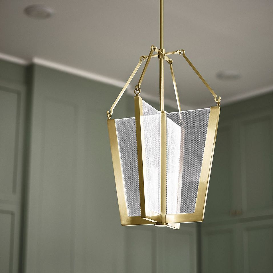 QN-CALTERS-P-M-CG CALTERS Champagne Gold///прозрачный подвесной LED 1х49  х   