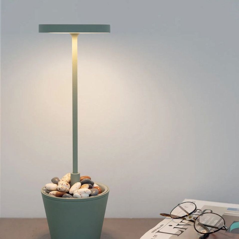 LD0420G3 POLDINA REVERSO sage green/// портативный LED 1х2,2  х   