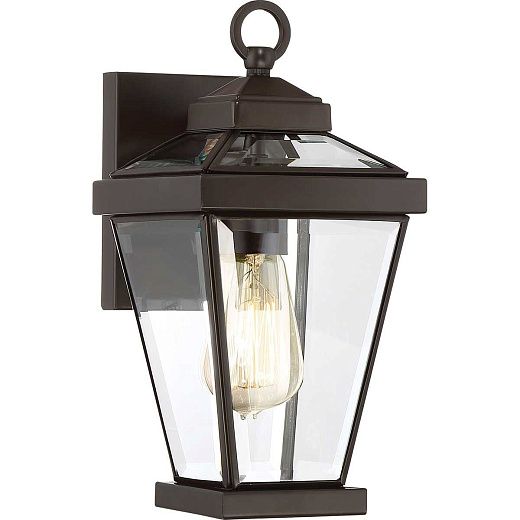 QZ-RAVINE2-S RAVINE Western Bronze /Clear// настенный E27 1х60  х  QZ-RAVINE2-S