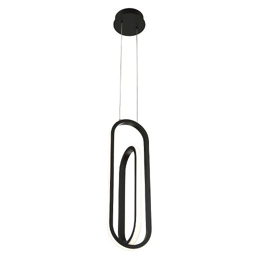 QN-DEMARK-1P-BK DEMARK Matte Black///белый подвесной LED 1х28  х  QN-DEMARK-1P-BK