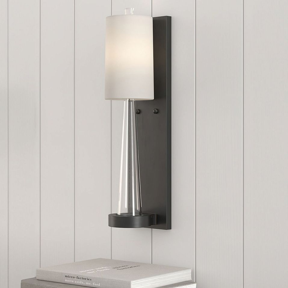 QNC-JUNIA-WB-ORB JUNIA Clear / Oil Rubbed Bronze /White// настенный E14 х25  х   