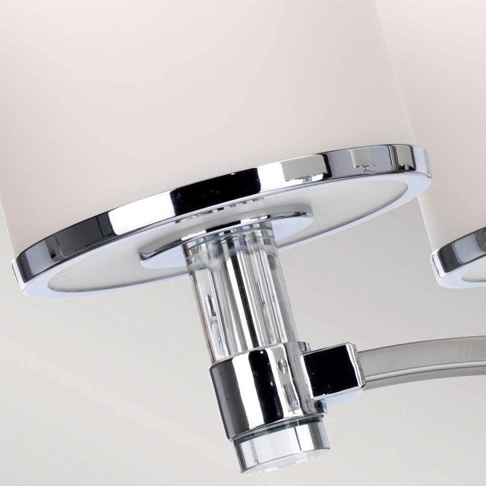 FE-PROSPECT-PARK5 PROSPECT PARK Satin Nickel with Chrome /Opal white// подвесной E27 5х60  х   