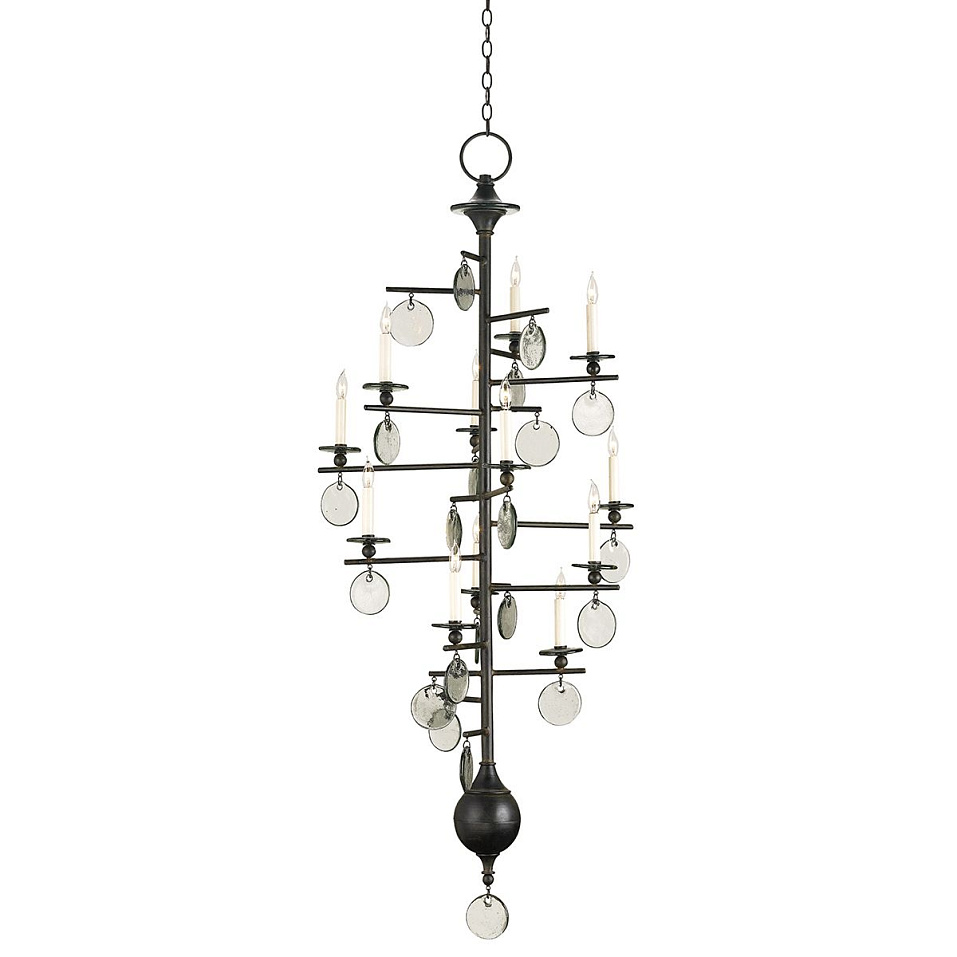 QNC-SETHOS-12P-ABK SETHOS Old Iron/ Recycled Glass/// подвесной E14 12х60  х   