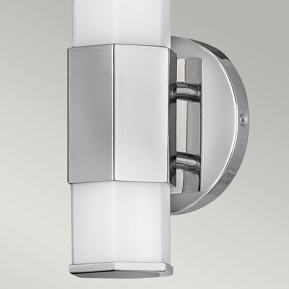 QN-FACET-LED1-PC-BATH FACET Polished Chrome /Opal// настенный LED 1х12  х   
