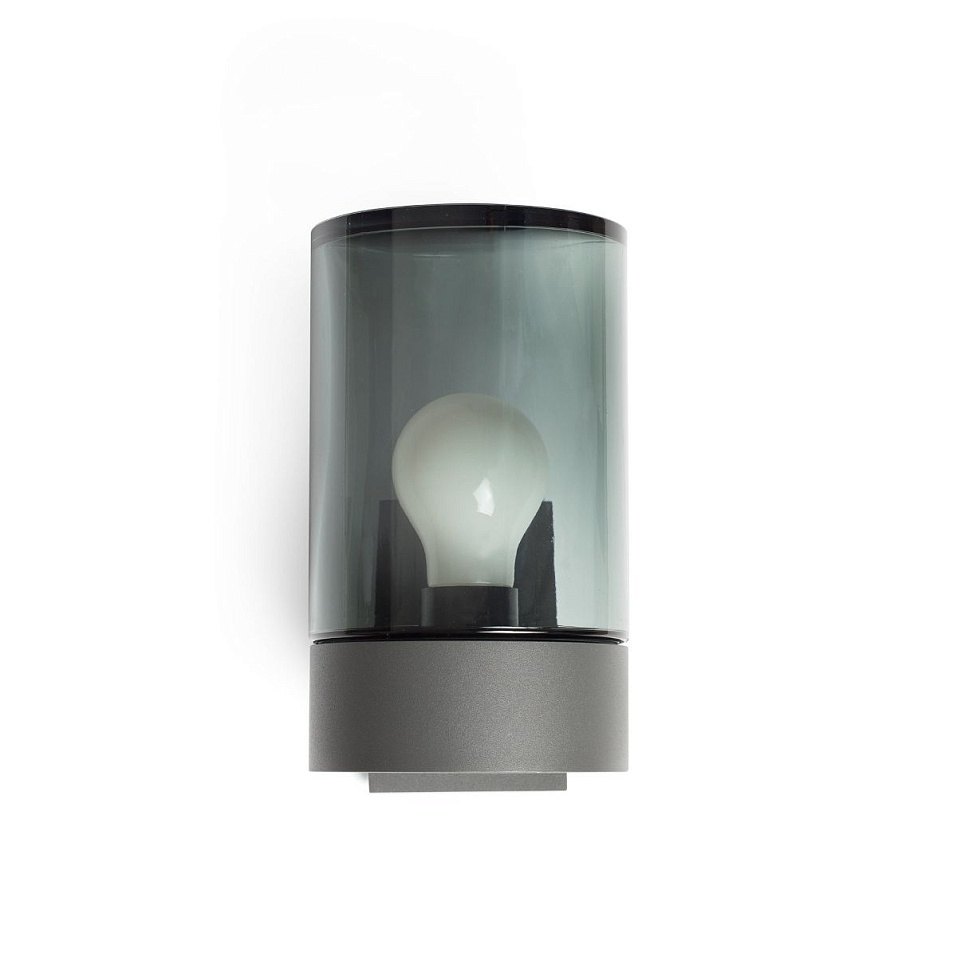 71744 KILA Dark Grey/Smoked// настенный E27 LED 1х15  х   