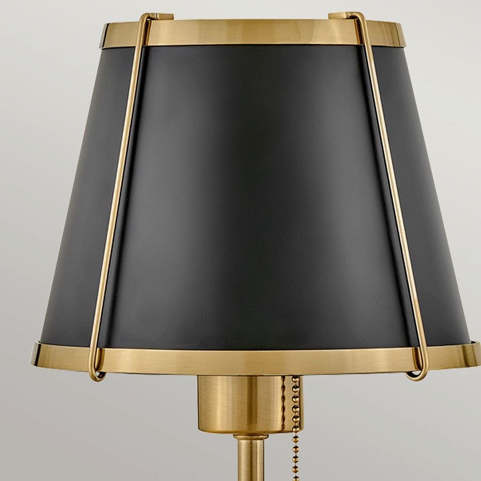 HK-CLARKE1-BR-BK CLARKE Warm Brass/Black // настенный E27 1х40  х   