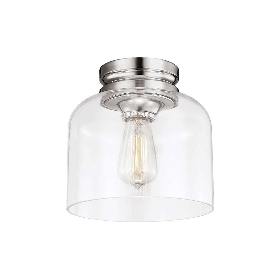 FE-HOUNSLOW-F-PN HOUNSLOW Polished Nickel /Clear// потолочный E27 1х60  х   