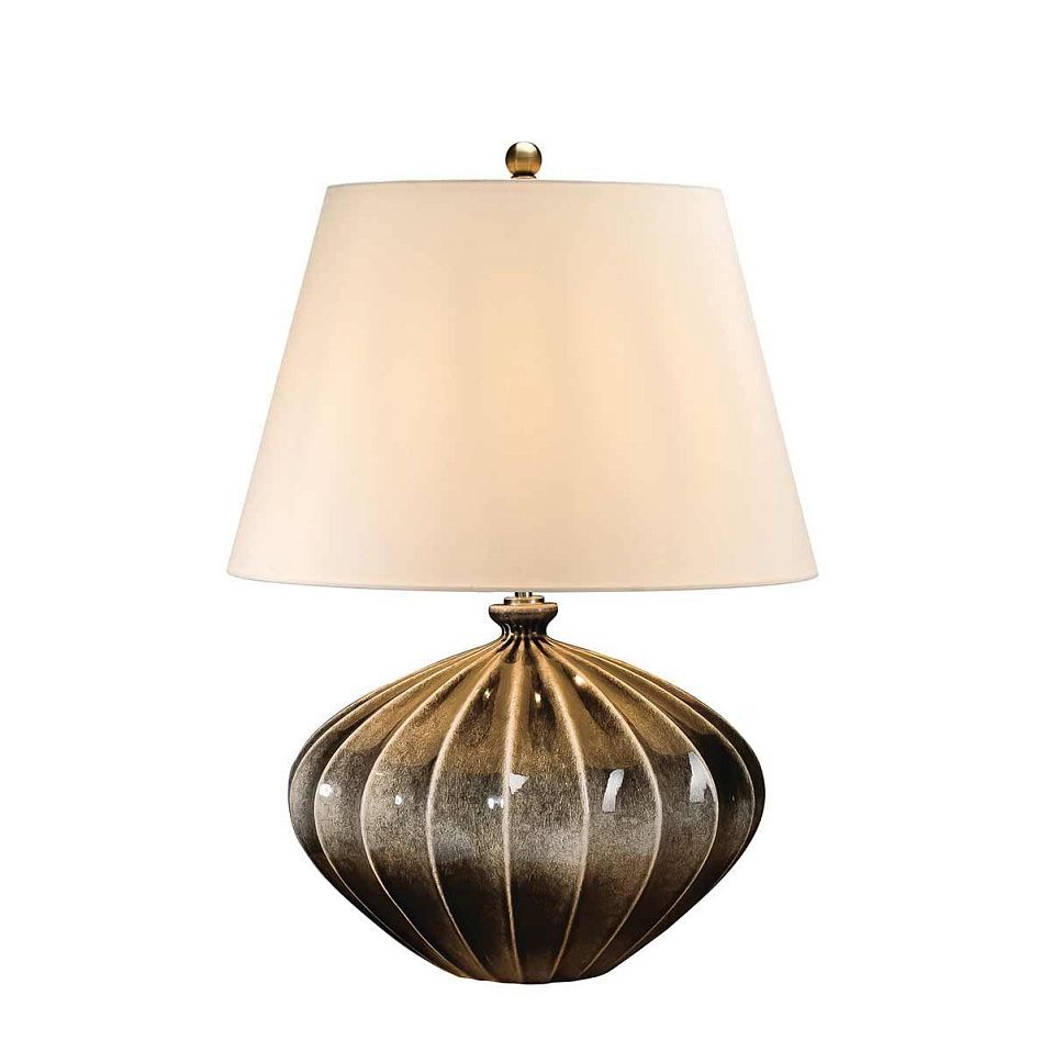 RIB-PUMPKIN-TL PUMPKIN Brown and Black /Cream // настольный E27 1х60  х   