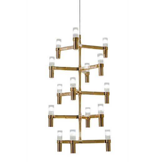 CRO HOW 58 CROWN gold plated/white// подвесной G9 15х25  х  CRO HOW 58
