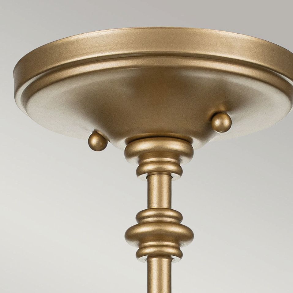 FE-PICKERING-LANE-SF-PNBR PICKERING-LANE Painted Natural Brass /Clear Seeded// потолочный E14 3х40     